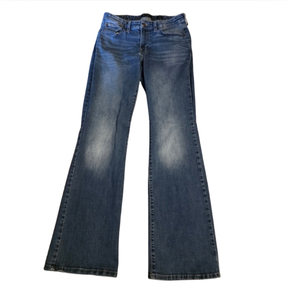 Lucky Brand Flare Jeans Womens 10/30 Medium Wash Y2K Boho Bootcut Denim